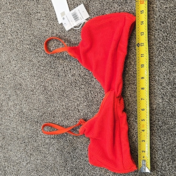 NWT Good American Women Always Fits Swim Bikini Bright Poppy Bra Sz 5/2XL - Picture 6 of 11